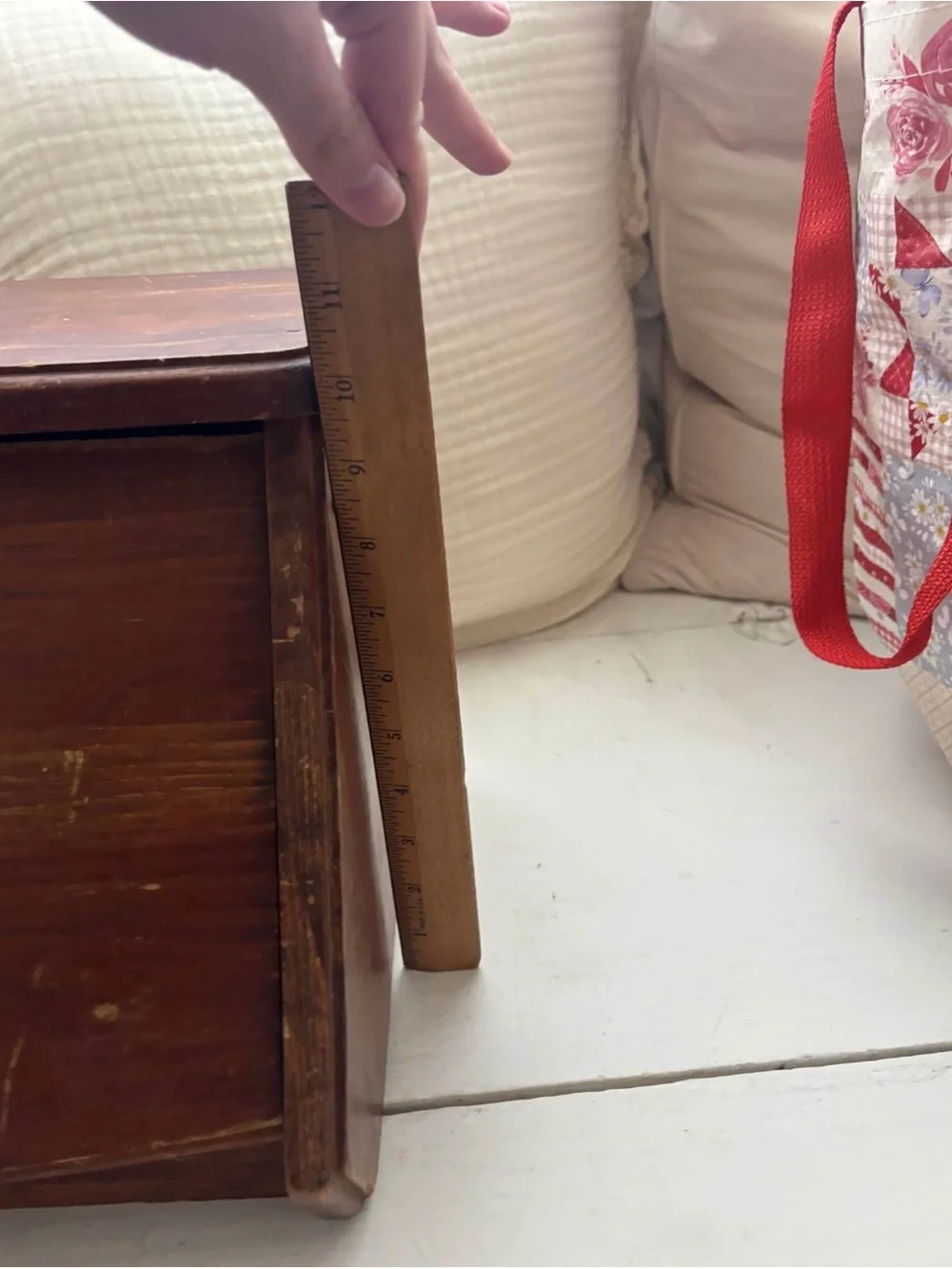 Vintage Wood Bread Box